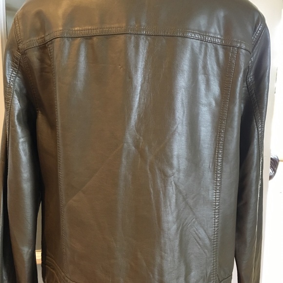 New without tags.  Buttery soft Leather bomber jacket size L - Picture 4 of 13